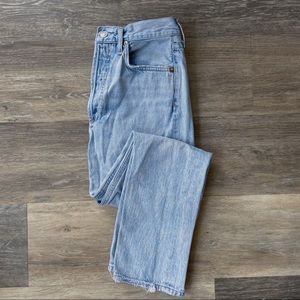 Agolde Light Blue High Rise Women Jeans